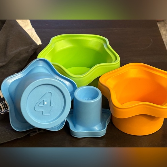 Baby boy Lot 3-9 months new, toys + hart blocks for decoration or babyshower - Picture 3 of 3